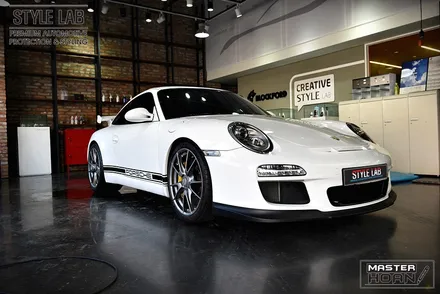 포르쉐 997 GT3 MK2 : 사이드 데칼, 뒤휀더 부분 PPF 시공 / 하남 미사 랩핑 PPF / 스타일랩 / 하남시 초일동