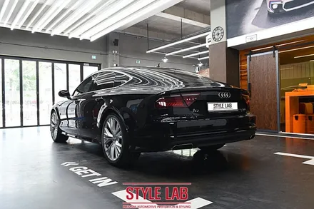 아우디 A7 실내 카본랩핑 - 스타일랩(STYLE LAB) / 강남, 송파, 잠실 랩핑 / 미사랩핑 / 하남랩핑 / 하남시 초일동