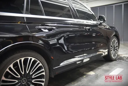 준대형 SUV! 링컨 에비에이터. 주차 문콕방지 도어 4EA & 헤드라이트 PPF 시공 / 하남 PPF 시공전문 \