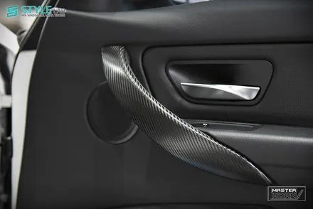 [스타일랩 하남점] BMW F30 320d : 3M 카본 블랙 실내랩핑 시공. 우드 분위기를 바꿔보자! 하남, 미사강변도시 랩핑 / 하남시 초일동