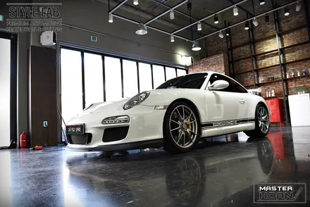 포르쉐 997 GT3 MK2 : 사이드 데칼, 뒤휀더 부분 PPF 시공 / 하남 미사 랩핑 PPF / 스타일랩 / 하남시 초일동