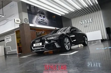 아우디 A7 실내 카본랩핑 - 스타일랩(STYLE LAB) / 강남, 송파, 잠실 랩핑 / 미사랩핑 / 하남랩핑 / 하남시 초일동