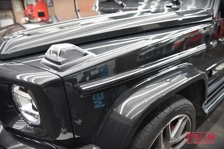 벤츠 G63 AMG G바겐 PPF 전체시공과 전면유리 보호필름 다이노플렉스 시공. 사이드스텝 & 스페어 커버 크롬죽이기 블랙 PPF / 하남PPF 하남신차패키지 스타일랩 / 하남, 송파, 강동, 경기광주
