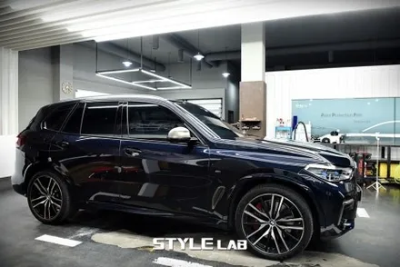 BMW X5 윈도우몰딩 크롬죽이기 랩핑 / 엠블럼 교체 / 하남 스타일랩 / 하남시 초일동