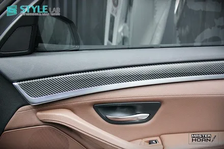 [스타일랩 하남점] BMW 520d F10 모델. 인기가 가장 좋은 카본블랙으로 실내랩핑 하기 / 분당, 잠실, 판교 랩핑 전문 / 하남시 초일동