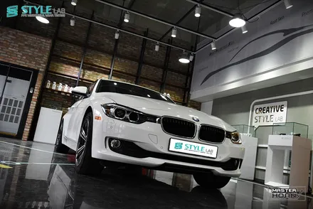 [스타일랩 하남점] BMW F30 320d : 3M 카본 블랙 실내랩핑 시공. 우드 분위기를 바꿔보자! 하남, 미사강변도시 랩핑 / 하남시 초일동