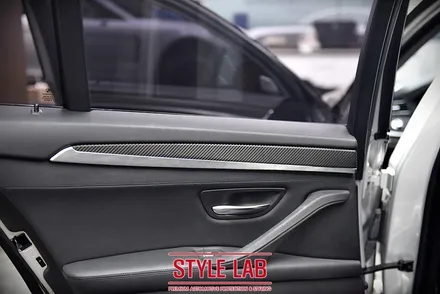 BMW 528i 3M 카본블랙 실내랩핑 시공 - 스타일랩(STYLE LAB) / 하남 실내랩핍, 강남 실내랩핑, 송파, 잠실 실내랩핑 / 하남시 초일동
