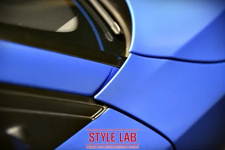 BMW E60 535i : 3M S347 사틴 퍼펙트 블루 전체랩핑, 카본 블랙 실내랩핑. 하남랩핑, 미사랩핑, 강동랩핑, 강남랩핑, 남양주랩핑 / PPF 랩핑 시공 전문 스타일랩 / 하남시 초일동