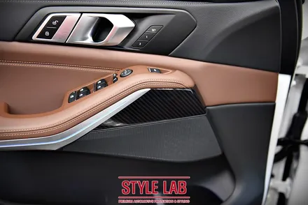 BMW G05 X5 : 실내 우드트림 랩핑. 3M 180MC 유광 카본/ 하남랩핑/ 미사랩핑/ 강동랩핑/ 구리랩핑/ 송파랩핑/ 스타일랩 / 하남시 초일동