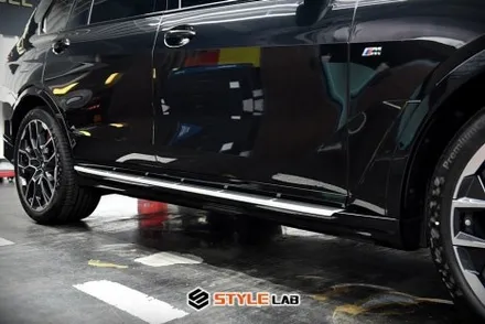BMW X7 루프랙 크롬죽이기 좀 도와주세요! 퇴짜맞고 온 X7의 크롬죽이기! 위례에서 하남으로~ 랩핑전문 스타일랩 / 하남시 초일동