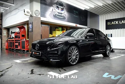 벤츠 E클래스 E350 4MATIC 본넷 PPF와 크롬죽이기 랩핑 / 디바인쉘 PPF 하남 스타일랩 / 하남시 초일동