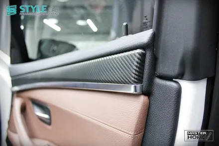 [스타일랩 하남점] BMW 520d F10 모델. 인기가 가장 좋은 카본블랙으로 실내랩핑 하기 / 분당, 잠실, 판교 랩핑 전문 / 하남시 초일동