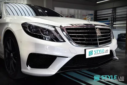 고성능 세단의 정점~ 벤츠 S63 AMG 스톤칩 보호를 위한 선택. 프런트패키지 PPF 시공! / 하남PPF 전문점 스타일랩 / 하남시 초일동