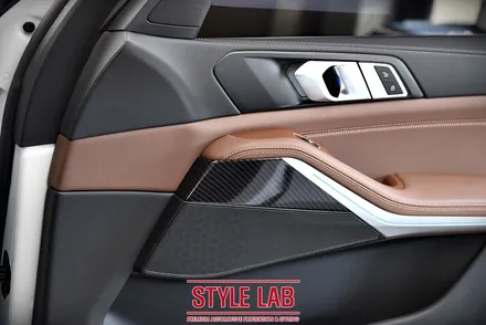 BMW G05 X5 : 실내 우드트림 랩핑. 3M 180MC 유광 카본/ 하남랩핑/ 미사랩핑/ 강동랩핑/ 구리랩핑/ 송파랩핑/ 스타일랩 / 하남시 초일동