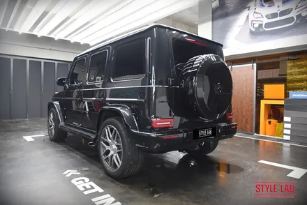 벤츠 G63 AMG G바겐 PPF 전체시공과 전면유리 보호필름 다이노플렉스 시공. 사이드스텝 & 스페어 커버 크롬죽이기 블랙 PPF / 하남PPF 하남신차패키지 스타일랩 / 하남, 송파, 강동, 경기광주