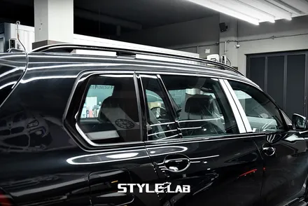 BMW X7 LCI 모델 올블랙 만들기. 블랙그릴 교체와 크롬죽이기 랩핑 / 하남시 초일동