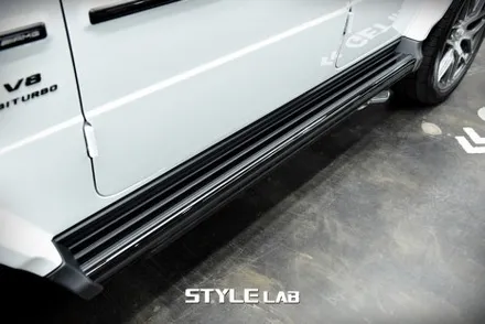 벤츠 G63 AMG G바겐 스모그 PPF 라이트 3종 & 고정형 사이드스텝 크롬죽이기 by 블랙 PPF, 윈드쉴드(엑소쉴드) / 하남 PPF 시공전문 / 하남시 초일동