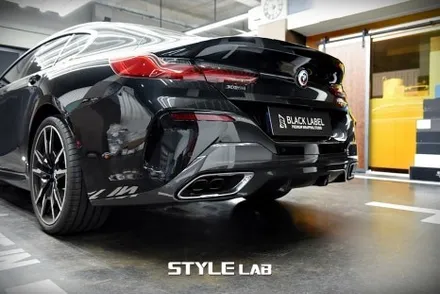 BMW M850i 8시리즈 전체 크롬죽이기 / 뒷범퍼 하단 블랙 랩핑 / 하남랩핑 하남크롬죽이기 스타일랩 / 하남시 초일동