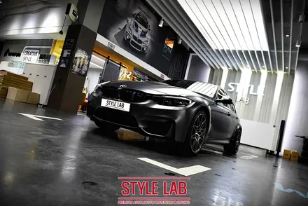 BMW F80 M3 : 3M 사틴 다크그레이 전체랩핑 / 하남랩핑 / 미사랩핑 / 스타일랩 / 하남시 초일동