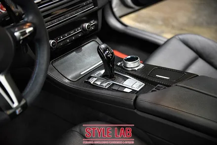 BMW 528i 3M 카본블랙 실내랩핑 시공 - 스타일랩(STYLE LAB) / 하남 실내랩핍, 강남 실내랩핑, 송파, 잠실 실내랩핑 / 하남시 초일동