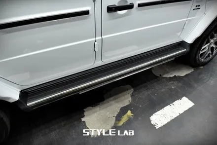 벤츠 G63 AMG G바겐 스모그 PPF 라이트 3종 & 고정형 사이드스텝 크롬죽이기 by 블랙 PPF, 윈드쉴드(엑소쉴드) / 하남 PPF 시공전문 / 하남시 초일동