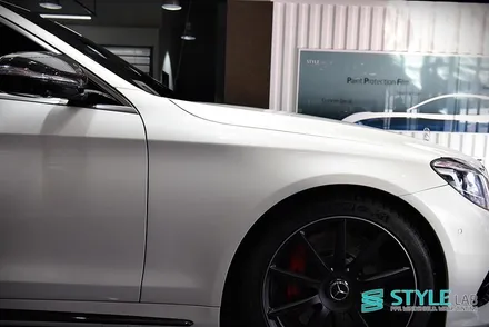 고성능 세단의 정점~ 벤츠 S63 AMG 스톤칩 보호를 위한 선택. 프런트패키지 PPF 시공! / 하남PPF 전문점 스타일랩 / 하남시 초일동