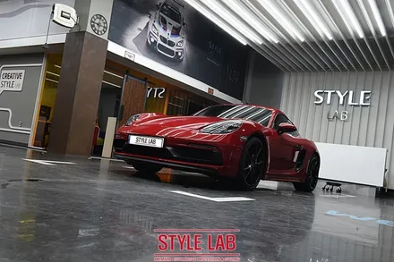포르쉐 카이맨 718 GTS 앞범퍼 PPF 시공(보험처리) - 스타일랩(STYLE LAB) / 강남PPF, 송파, 잠실 랩핑/ 하남PPF / 하남시 초일동