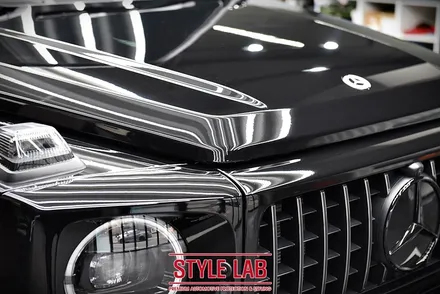 벤츠 G63AMG(G바겐) 에디션 : 전체PPF, 윈드쉴드 시공. 블랙 엠블럼, 레터링 및 도어스텝 크롬 블랙PPF. 하남PPF, 강동PPF 전문 스타일랩 / 하남시 초일동