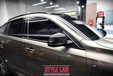 BMW G06 X6 : 블랙PPF 루프스킨, 크롬죽이기, 디퓨저 및 사이드가니쉬 블랙랩핑, 키드니그릴 블랙교체/ 하남, 미사 랩핑 PPF 전문점 스타일랩 / 하남시 초일동