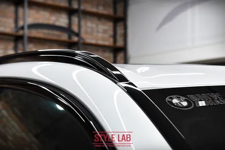 BMW X5 크롬죽이기(블랙아웃), 디퓨저, 사이드미러 랩핑 / 3M 유광블랙 랩핑으로 심플하고 무게있게 변신 / 하남, 송파, 강동, 경기광주