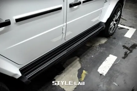 벤츠 G63 AMG G바겐 스모그 PPF 라이트 3종 & 고정형 사이드스텝 크롬죽이기 by 블랙 PPF, 윈드쉴드(엑소쉴드) / 하남 PPF 시공전문 / 하남시 초일동