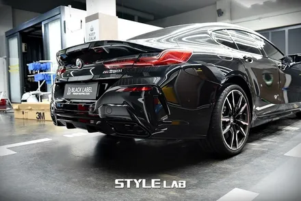 BMW M850i 8시리즈 전체 크롬죽이기 / 뒷범퍼 하단 블랙 랩핑 / 하남랩핑 하남크롬죽이기 스타일랩 / 하남시 초일동