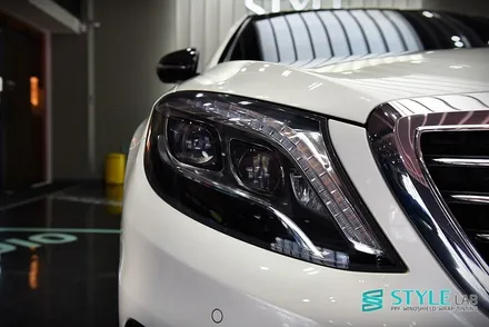 고성능 세단의 정점~ 벤츠 S63 AMG 스톤칩 보호를 위한 선택. 프런트패키지 PPF 시공! / 하남PPF 전문점 스타일랩 / 하남시 초일동