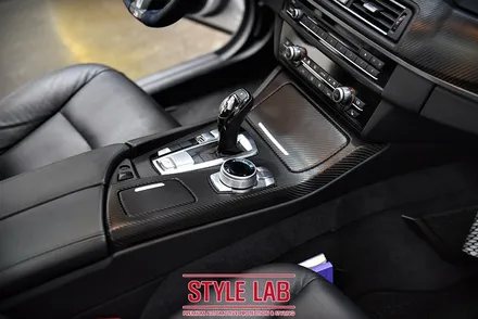 BMW 528i 3M 카본블랙 실내랩핑 시공 - 스타일랩(STYLE LAB) / 하남 실내랩핍, 강남 실내랩핑, 송파, 잠실 실내랩핑 / 하남시 초일동