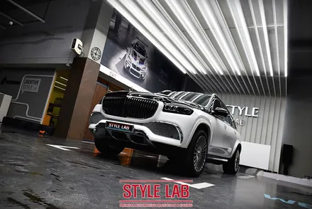 벤츠 GLS600 마이바흐 : 블랙PPF 상단 투톤(듀오톤) 옵션 추가 / 하남 랩핑, PPF 시공전문 스타일랩 / 하남시 초일동