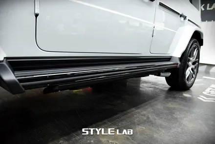 벤츠 G63 AMG G바겐 스모그 PPF 라이트 3종 & 고정형 사이드스텝 크롬죽이기 by 블랙 PPF, 윈드쉴드(엑소쉴드) / 하남 PPF 시공전문 / 하남시 초일동