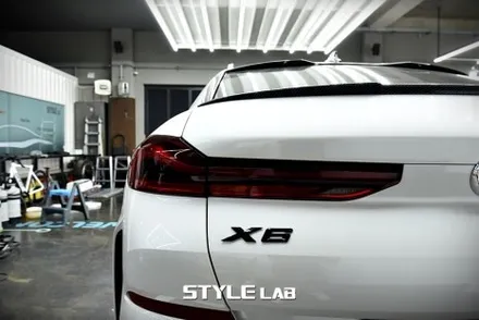 BMW G06 X6 윈도우몰딩, 루프랙, 후면 엠블럼 크롬죽이기 / 헤드라이트, 테일램프 스모그 PPF 시공/ 디바인쉘 스모키 그레이 / 강동크롬죽이기, 강동랩핑 / 하남시 초일동