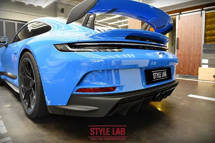 써킷용으로도 훌륭한 포르쉐 911 GT3. 전체 PPF와 커스텀데칼 시공으로 출격준비 끝! 하남 PPF 시공전문 스타일랩 / 하남, 송파, 강동, 경기광주