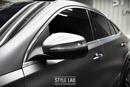 벤츠 GLE53AMG 신차 출고시 마음에 드는 색상이 없다면 랩핑이 정답! 열차단썬팅과 PPF, 윈드쉴드도 같이 했어요. / 하남, 송파, 강동, 경기광주