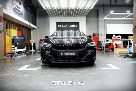 BMW M850i 8시리즈 전체 크롬죽이기 / 뒷범퍼 하단 블랙 랩핑 / 하남랩핑 하남크롬죽이기 스타일랩 / 하남시 초일동
