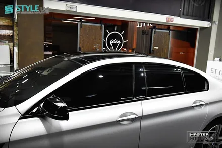 BMW 640d 그란쿠페(F12) 3M 1080 사틴 화이트알루미늄 전체랩핑, 실내랩핑, 몰딩랩핑 + 하남랩핑 + 미사강변도시랩핑 + 스타일랩 / 하남시 초일동