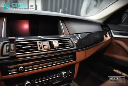 [스타일랩 하남점] BMW 520d F10 모델. 인기가 가장 좋은 카본블랙으로 실내랩핑 하기 / 분당, 잠실, 판교 랩핑 전문 / 하남시 초일동