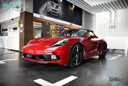 포르쉐 718 박스터 GTS 신차패키지로 PPF와 썬팅, 윈드쉴드 한번에 시공 끝냈습니다. 하남 스타일랩 방문! / 하남시 초일동