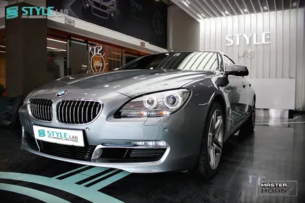 BMW 640d 그란쿠페(F12) 3M 1080 사틴 화이트알루미늄 전체랩핑, 실내랩핑, 몰딩랩핑 + 하남랩핑 + 미사강변도시랩핑 + 스타일랩 / 하남시 초일동