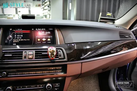BMW 528i(F10) 실내랩핑,사이드미러랩핑+3M브러쉬드티타늄+3M사틴화이트알루미늄+미사강변도시랩핑+하남랩핑+스타일랩 / 하남시 초일동