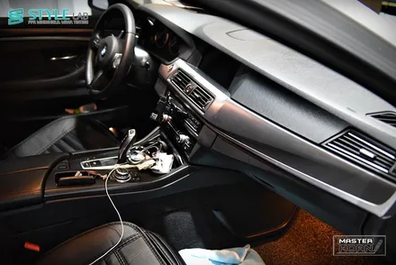 BMW 528i F10 실내랩핑 3M 1080 시리즈 카본 블랙+하남랩핑+미사강변도시랩핑+스타일랩 / 하남시 초일동