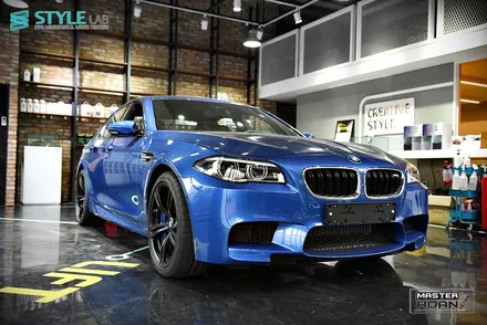 BMW F10 M5 신차패키지+전체PPF(스톤아머)+솔라가드프리미엄LX 열차단썬팅+클리어플렉스 윈드쉴드+하남PPF+강동PPF+미사강변도시썬팅+스타일랩+솔라가드하남점 / 하남시 초일동