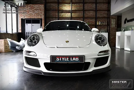 포르쉐 997 GT3 MK2 : 사이드 데칼, 뒤휀더 부분 PPF 시공 / 하남 미사 랩핑 PPF / 스타일랩 / 하남시 초일동