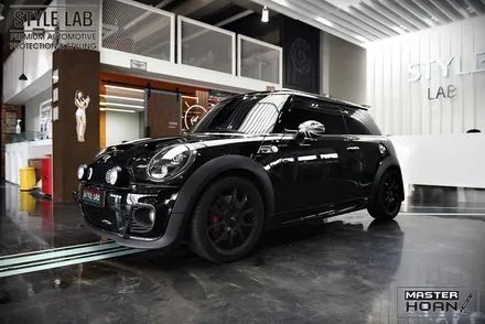 미니쿠퍼 JCW 2세대 : 3M 사틴 화이트 알루미늄 전체랩핑, 크롬죽이기 / 하남 랩핑 PPF 스타일랩 / 하남시 초일동