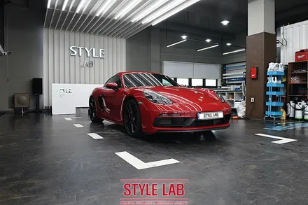포르쉐 카이맨 718 GTS 앞범퍼 PPF 시공(보험처리) - 스타일랩(STYLE LAB) / 강남PPF, 송파, 잠실 랩핑/ 하남PPF / 하남시 초일동
